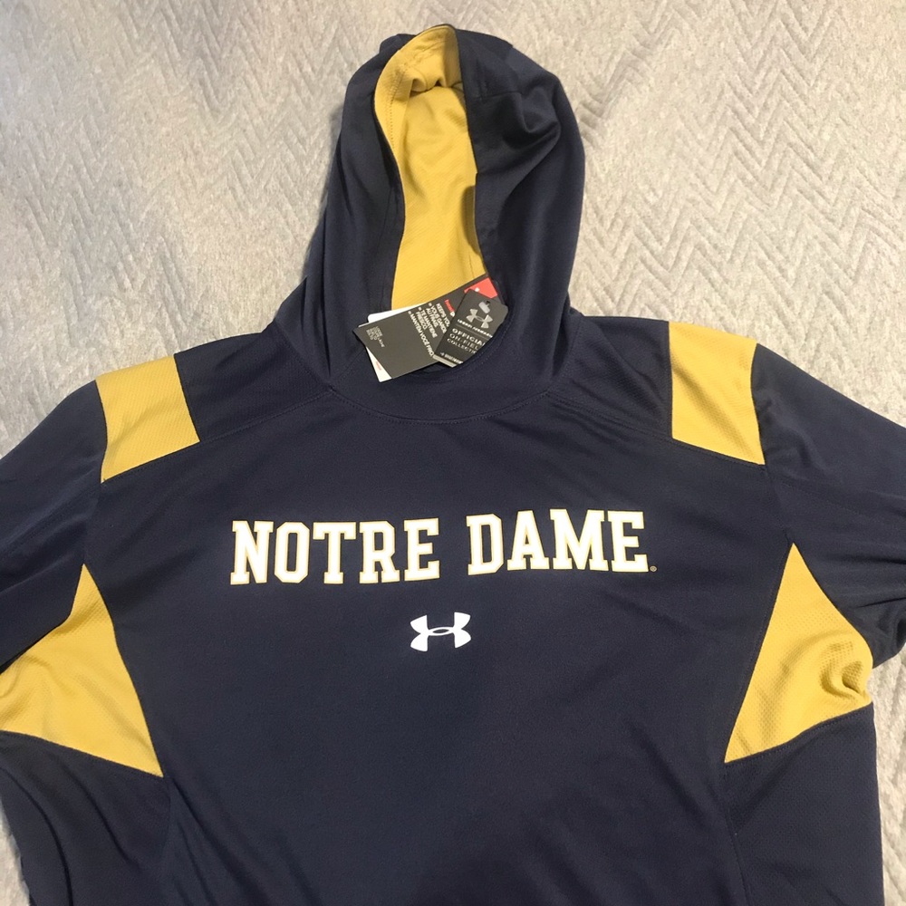 Notre Dame warmup hoodie